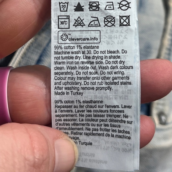 All Saints Cigarette Skinny Fit Light Wash - Picture 9 of 10